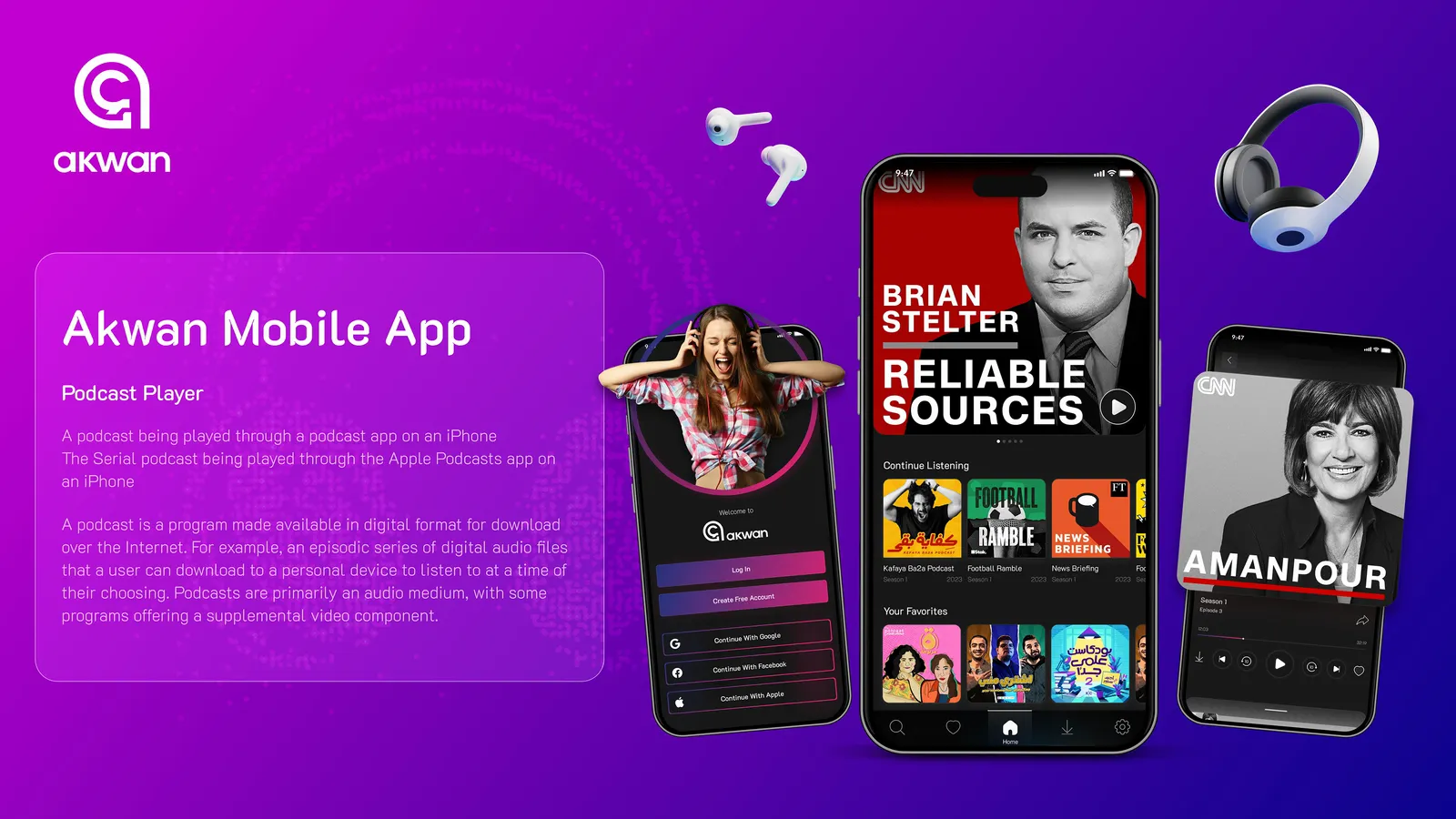 Akwan: The Akwan mobile app